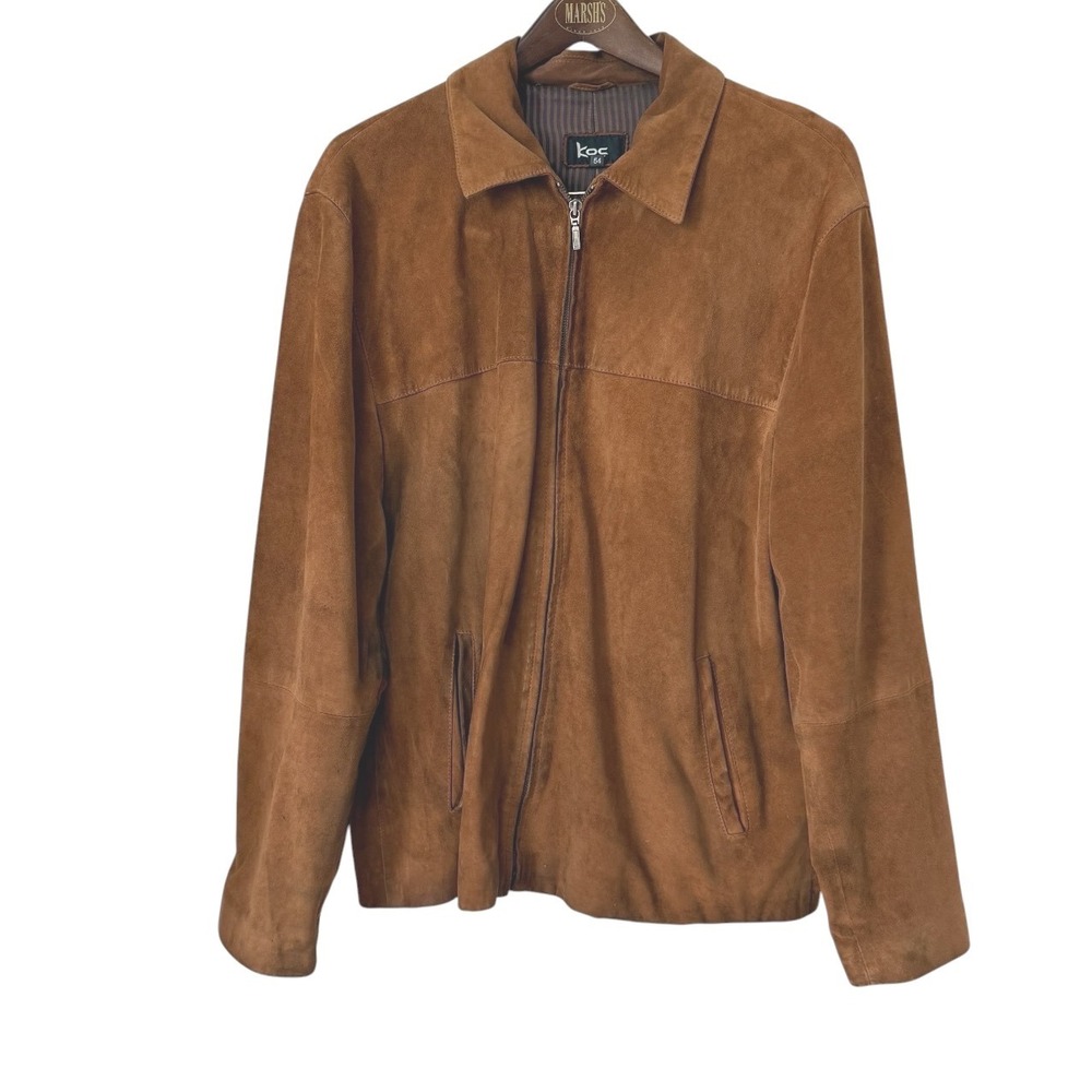Men's Brown suede jacket XL KOC